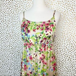 Old Navy Floral Silky Tiered Maxi Dress